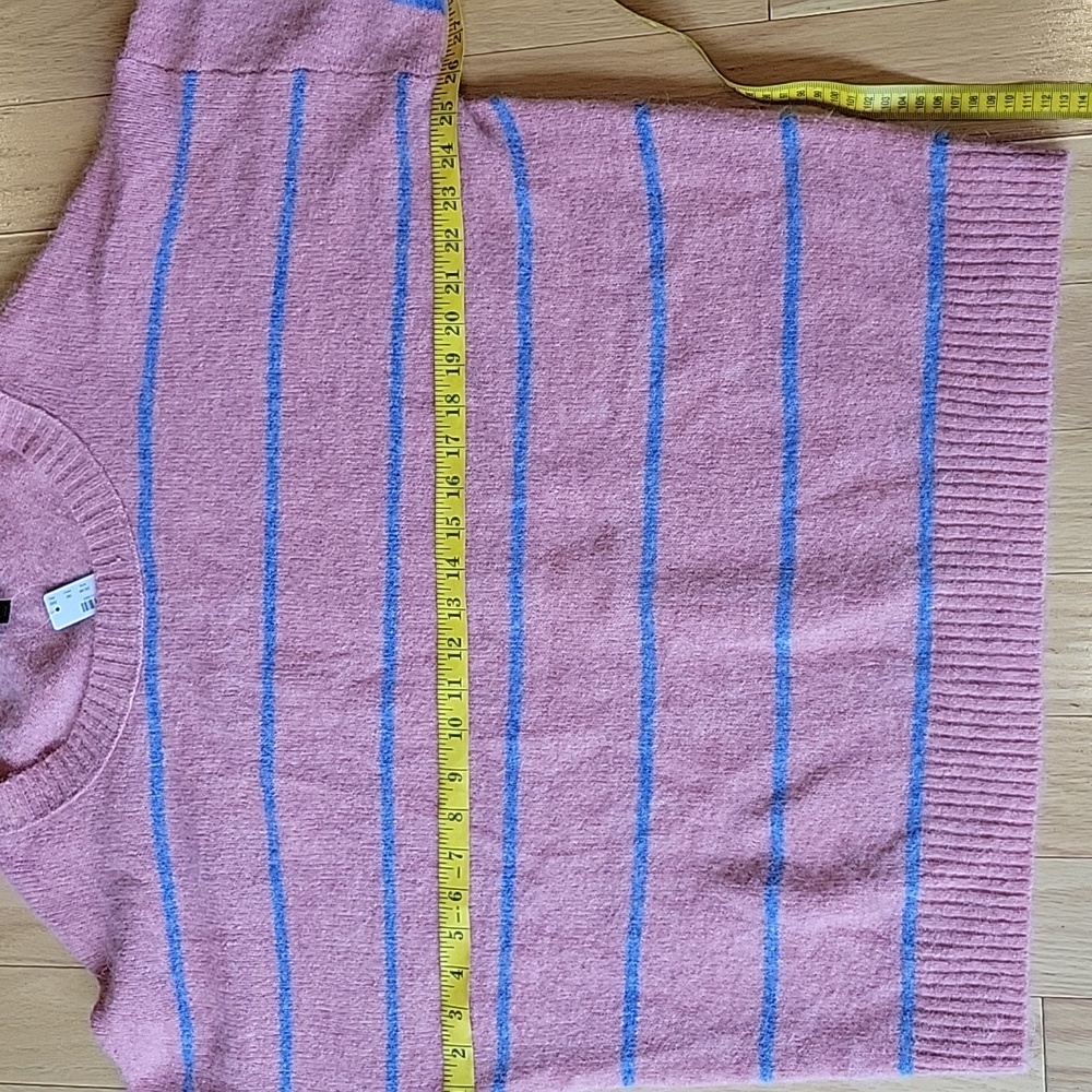 J. Crew Alpaca Blend Crew Neck Striped Sweater - Picture 12 of 12